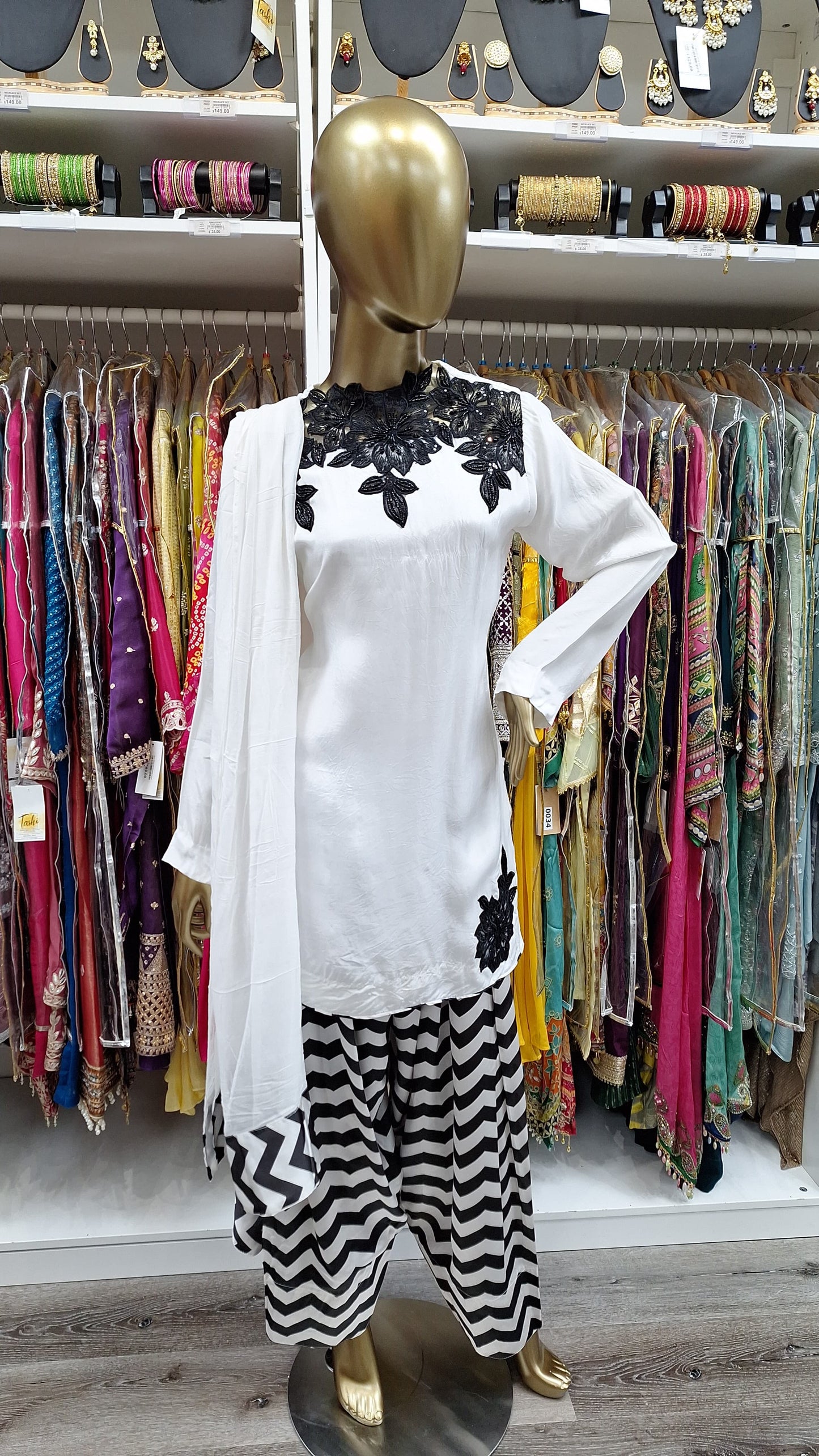 Monochrome Farshi Co‑ord