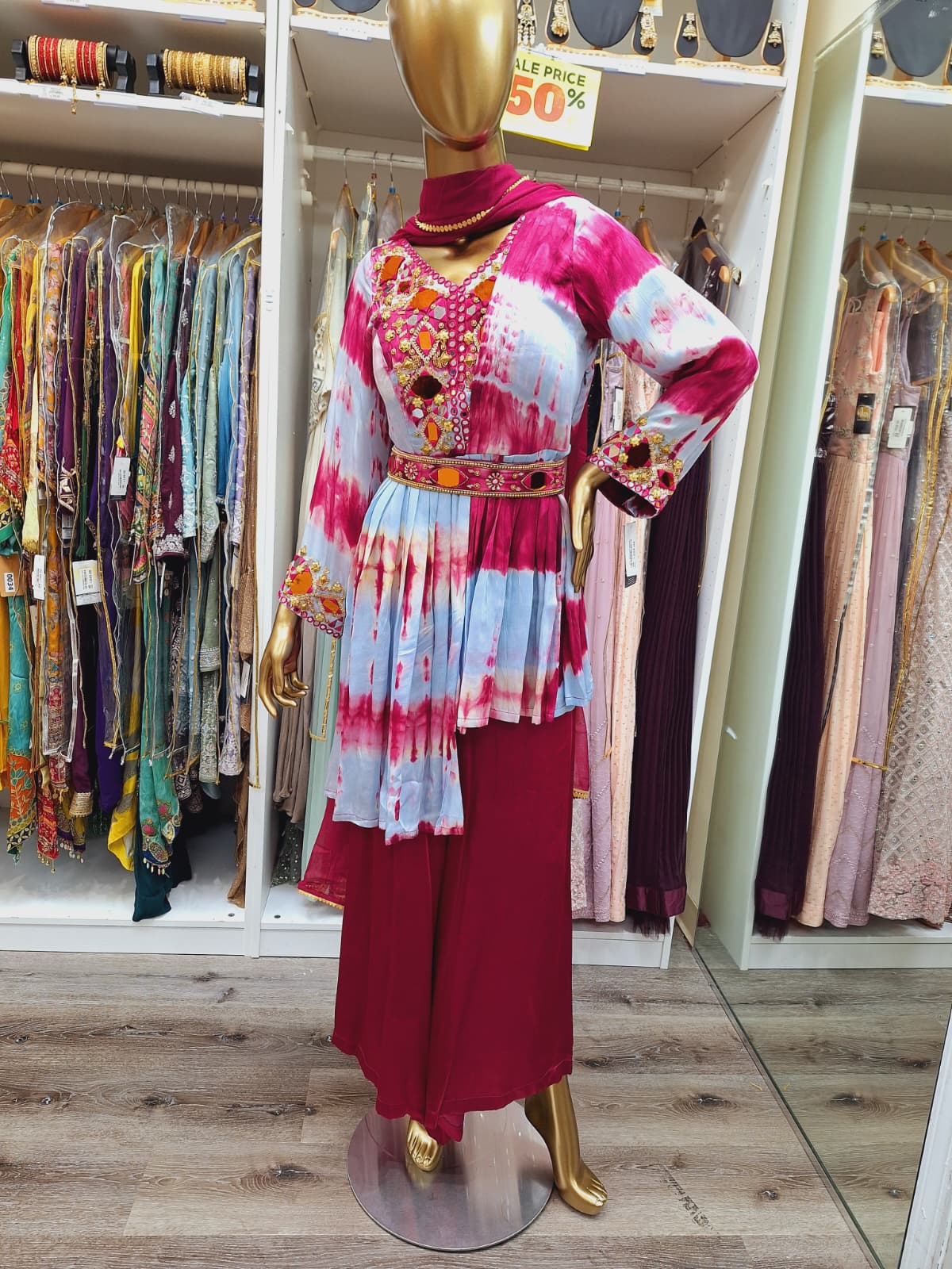 Mirror Magic in Tie-Dye