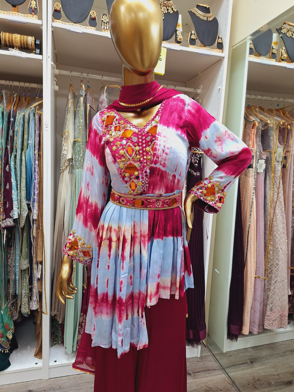 Mirror Magic in Tie-Dye