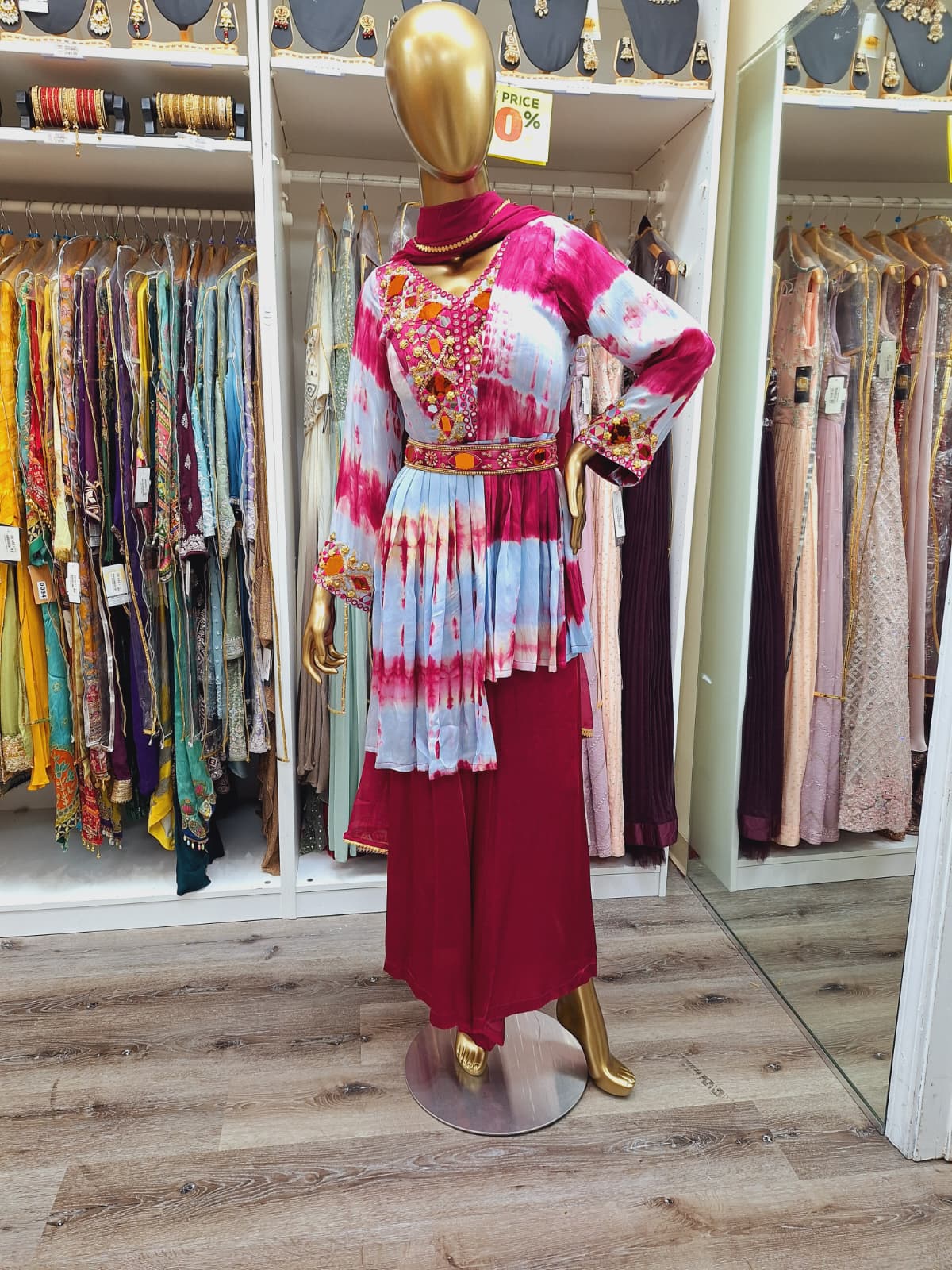 Mirror Magic in Tie-Dye