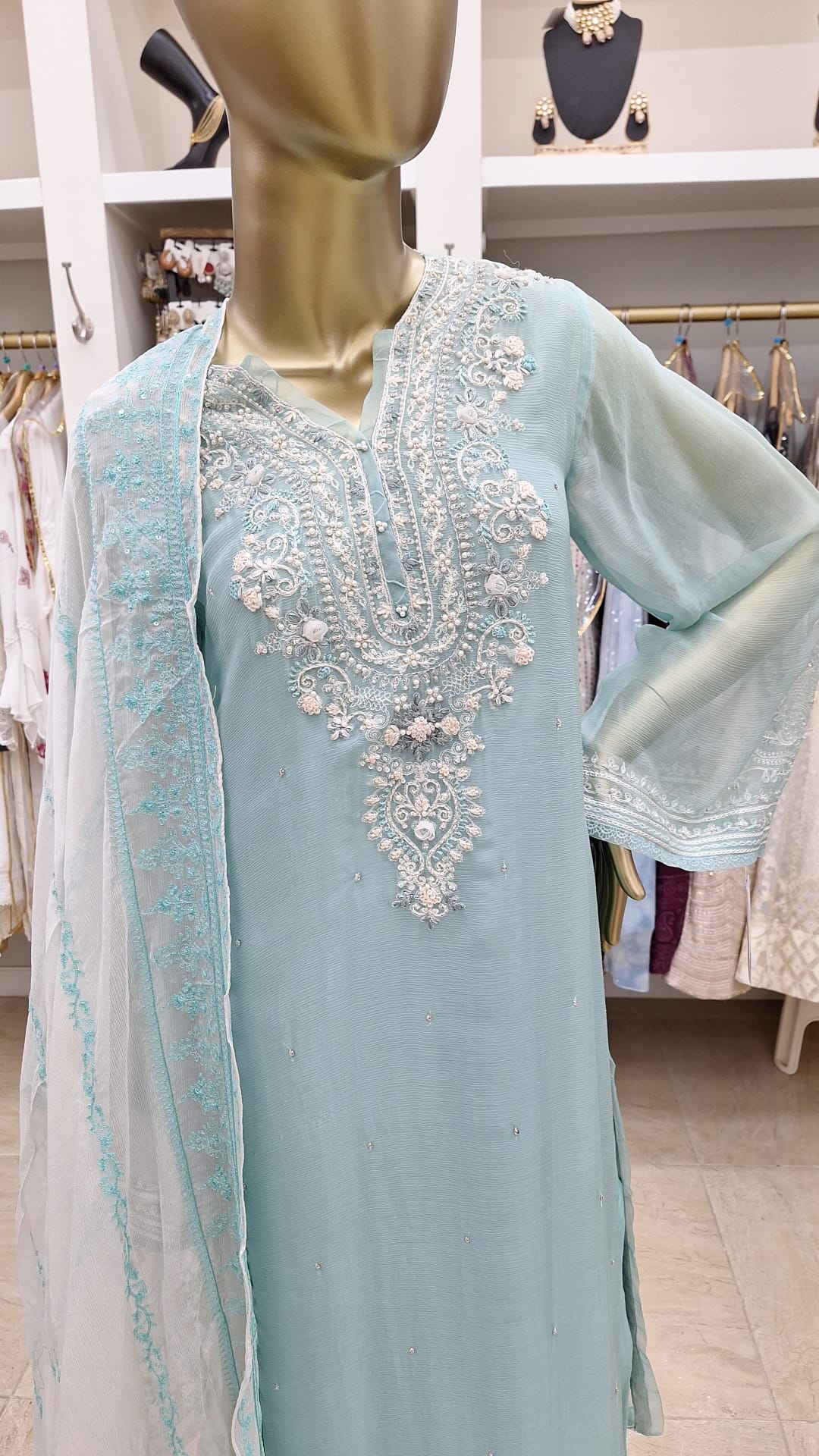 Cool Serenity: Light & Luxe Look