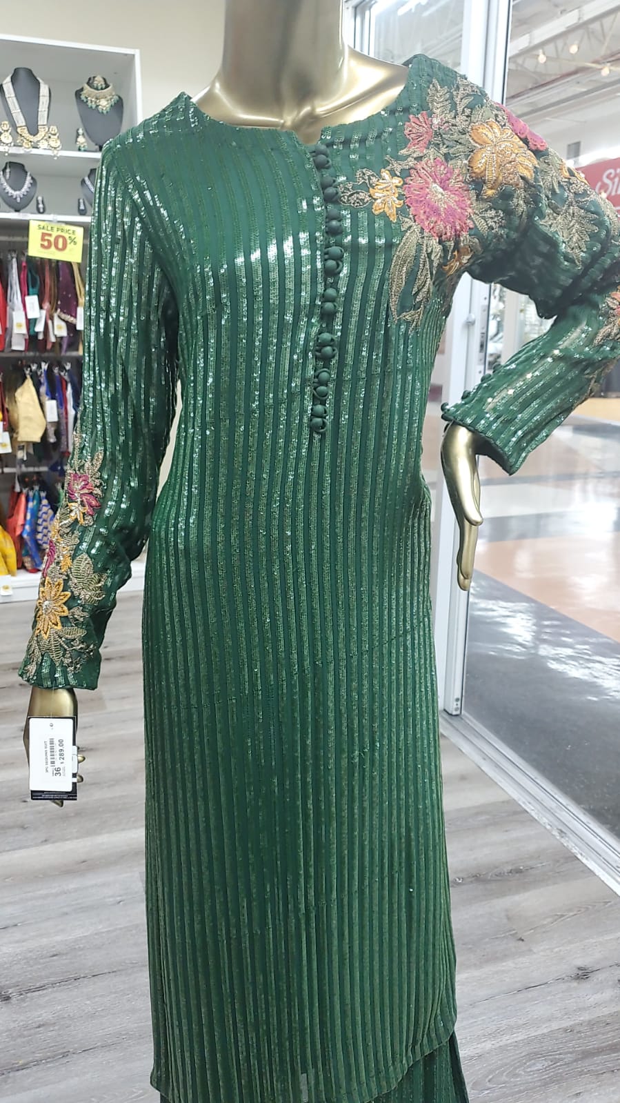 Glimmering Grace in Green