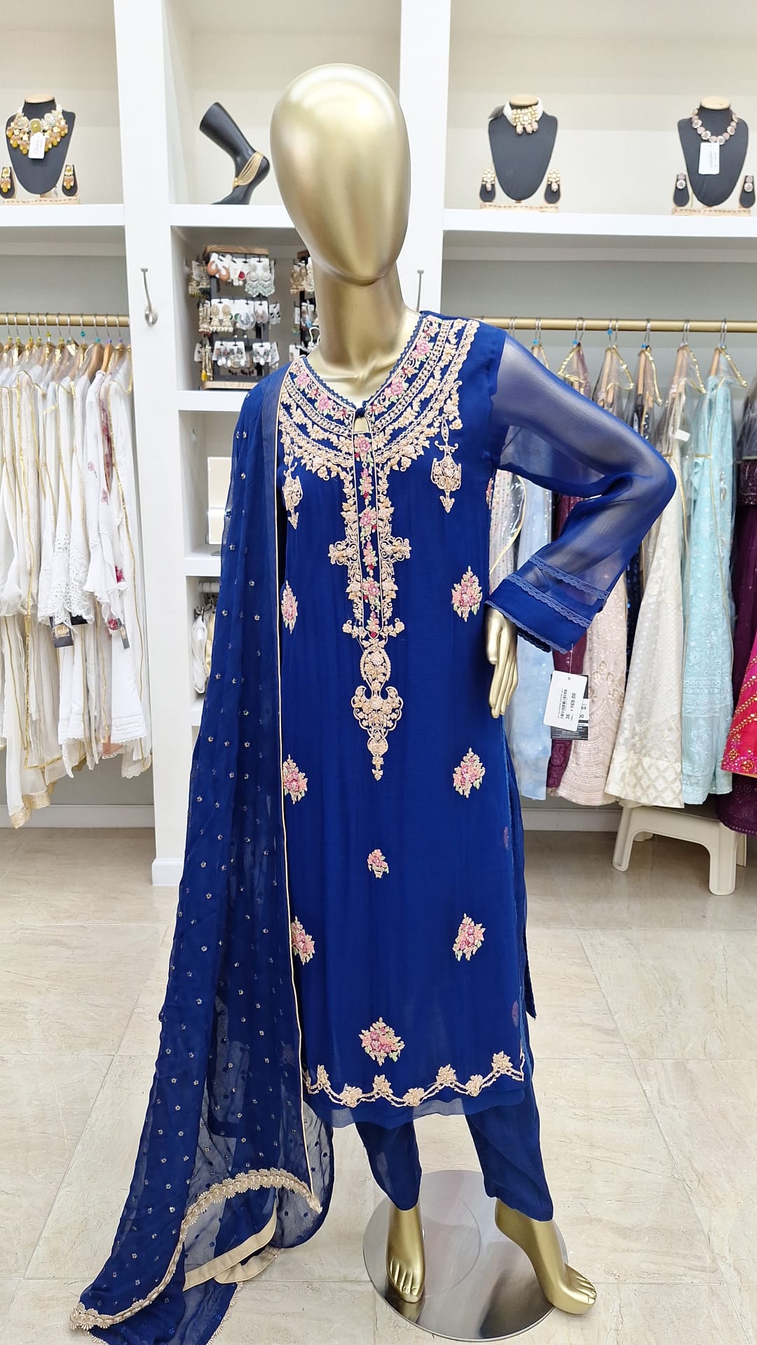 Blue Mirage: Soft Florals, Bold Hue