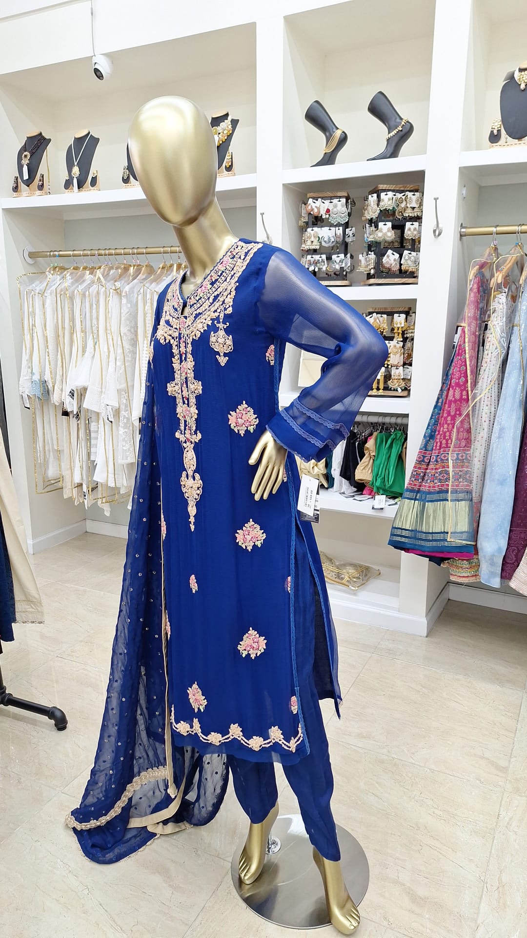 Blue Mirage: Soft Florals, Bold Hue