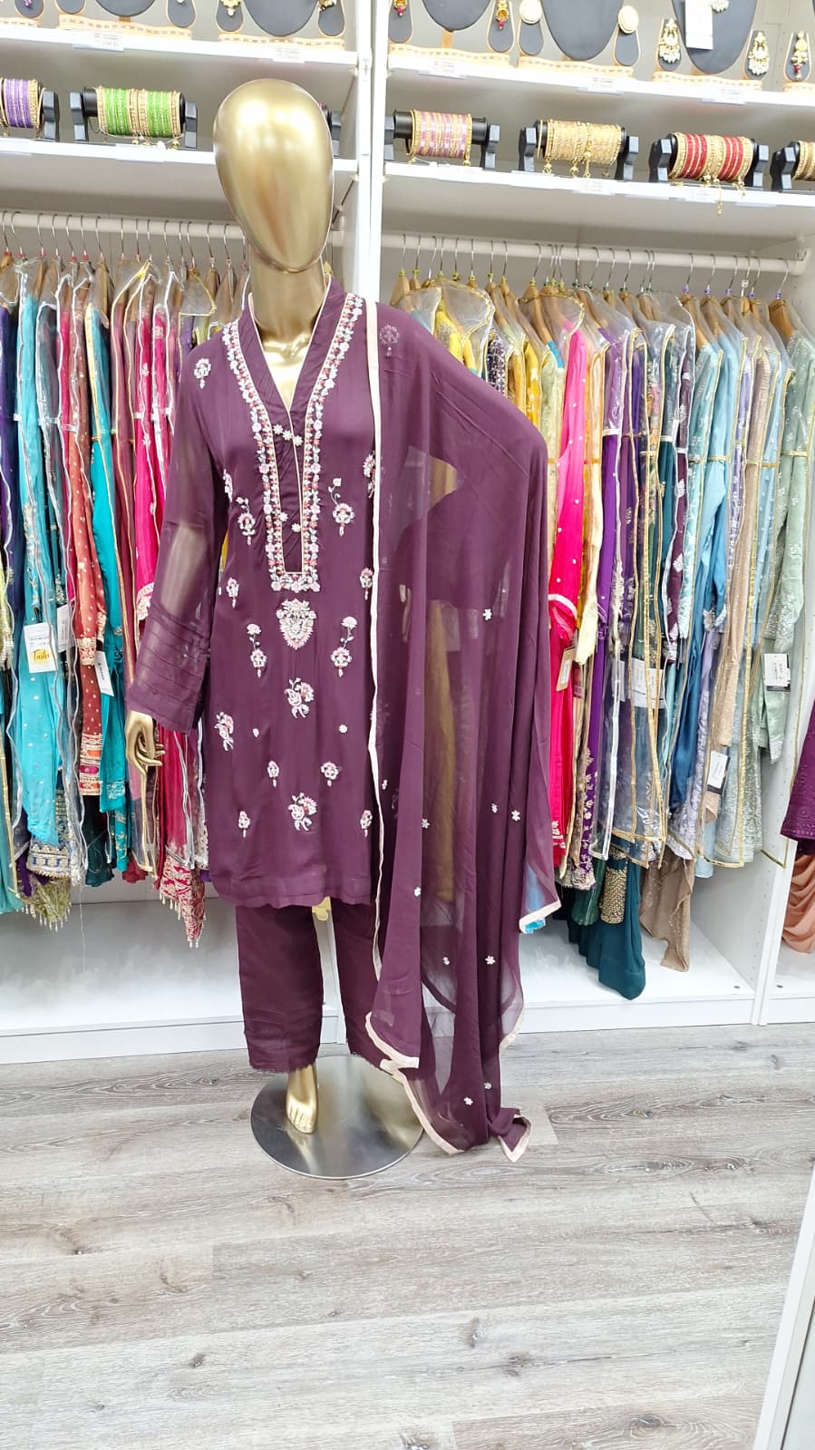 Royal Elegance in Plum