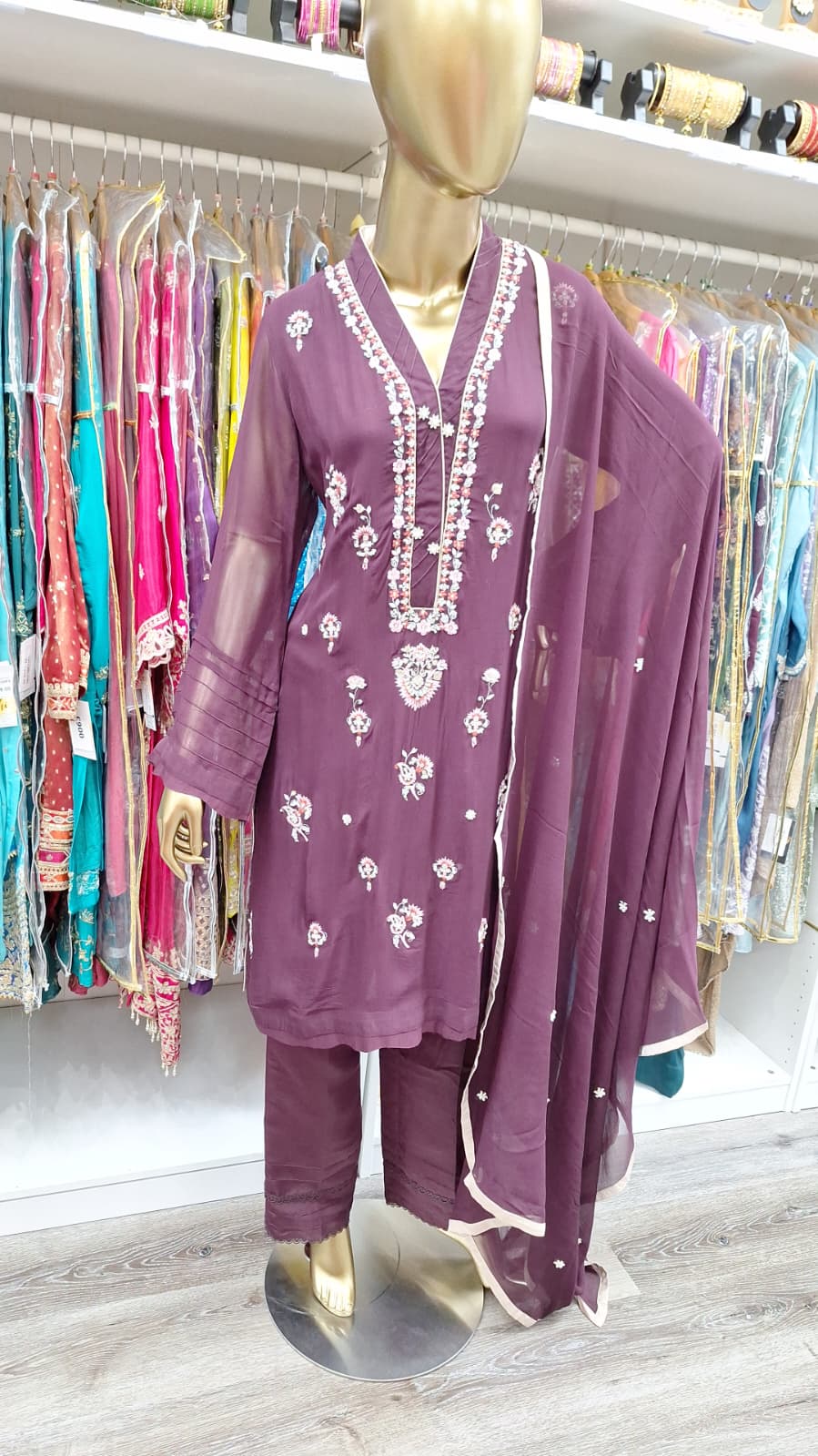 Royal Elegance in Plum