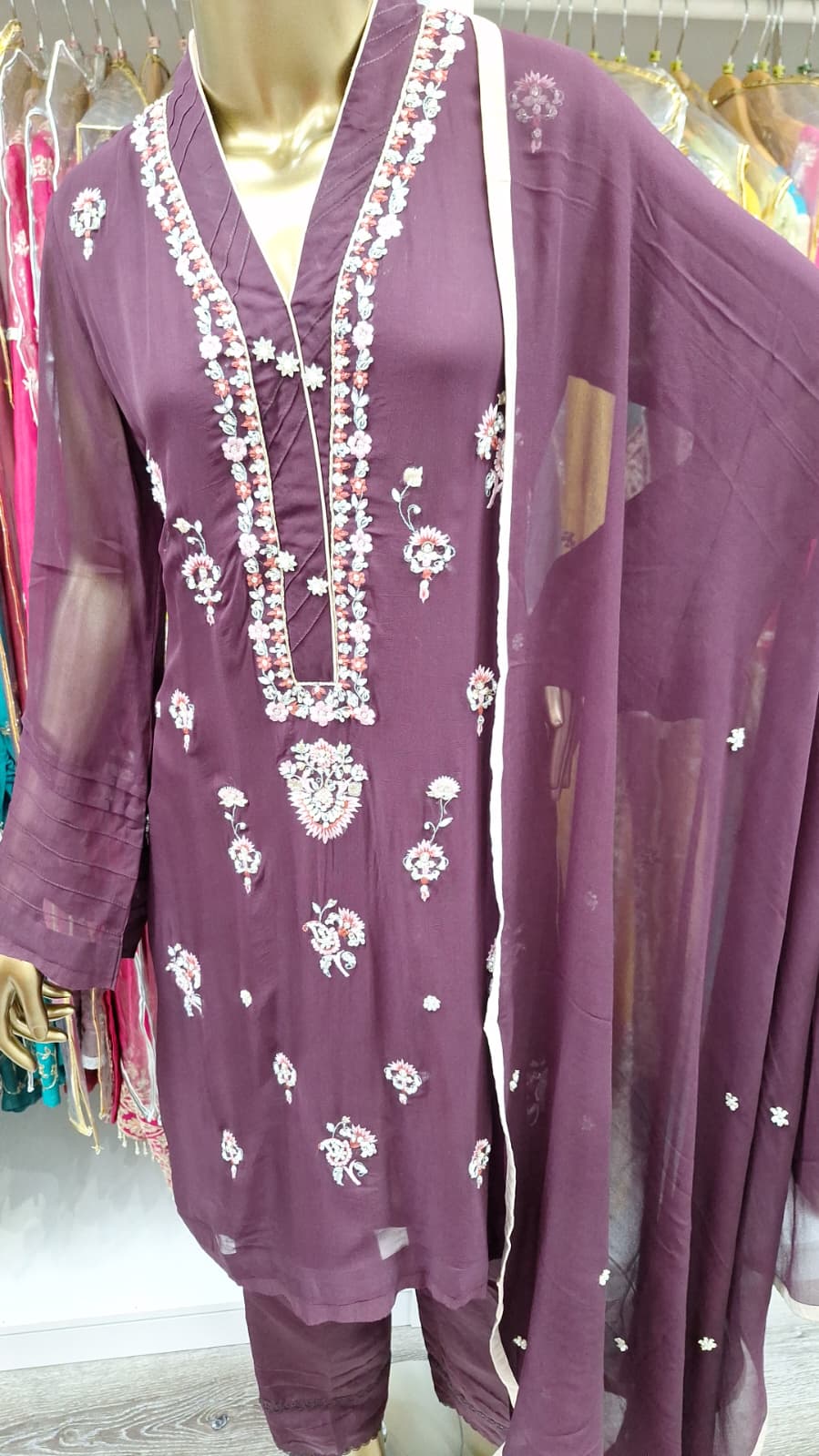 Royal Elegance in Plum