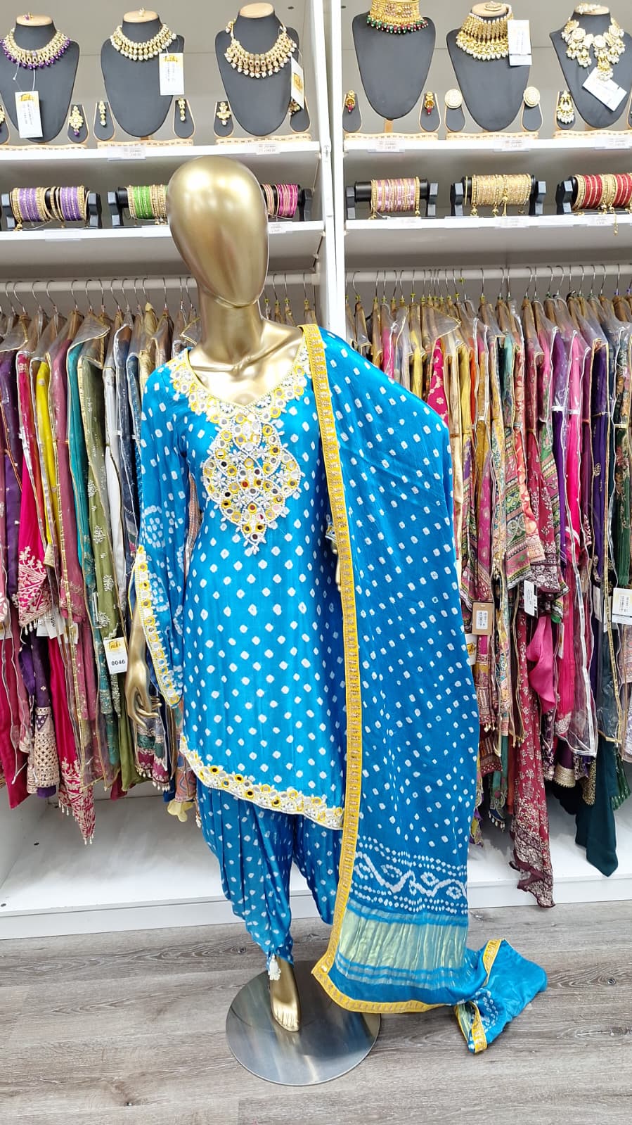 Blue Bliss with Golden Grace