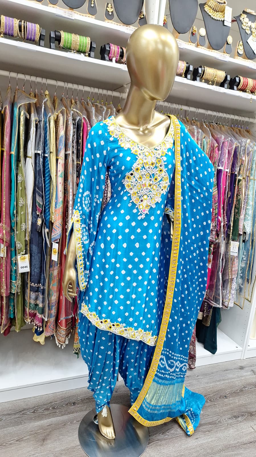 Blue Bliss with Golden Grace