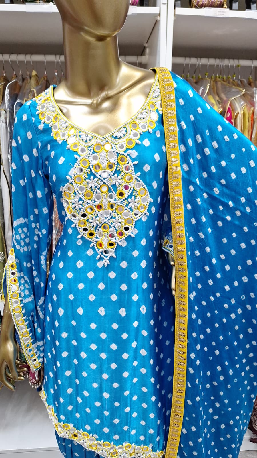 Blue Bliss with Golden Grace