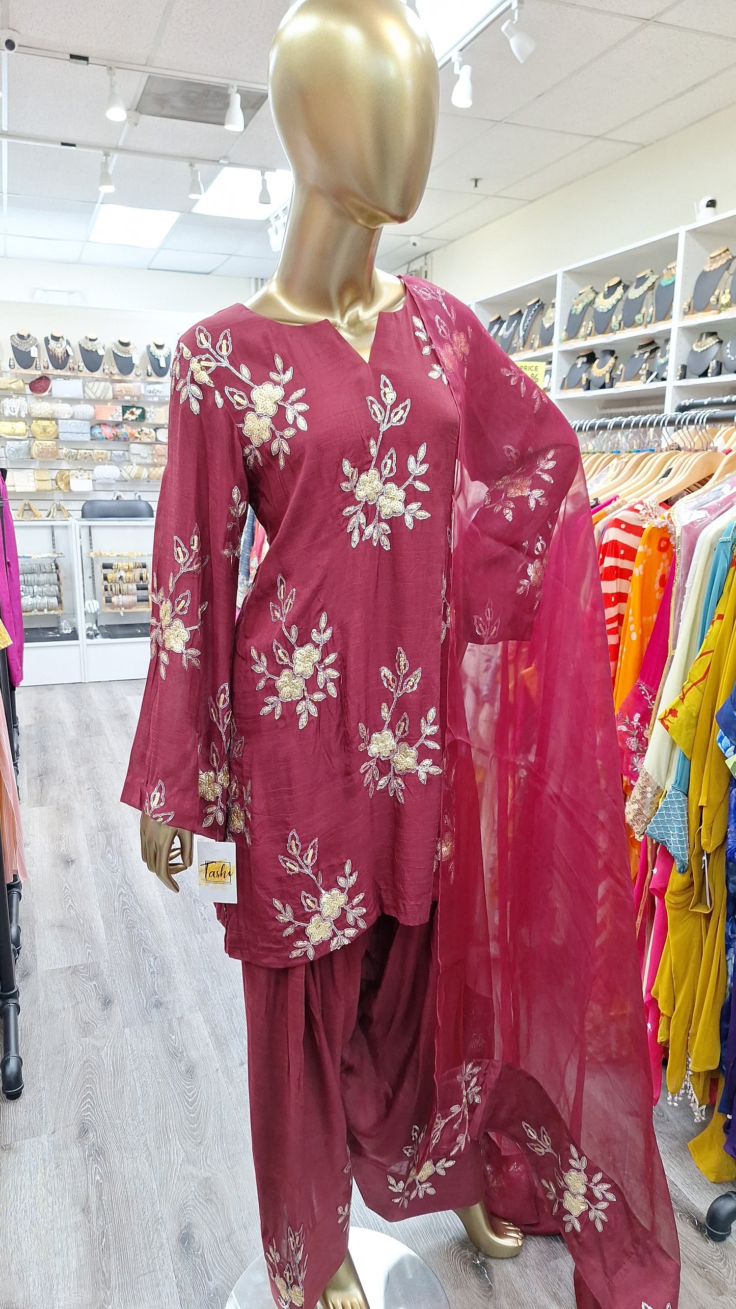 Bloom in Maroon