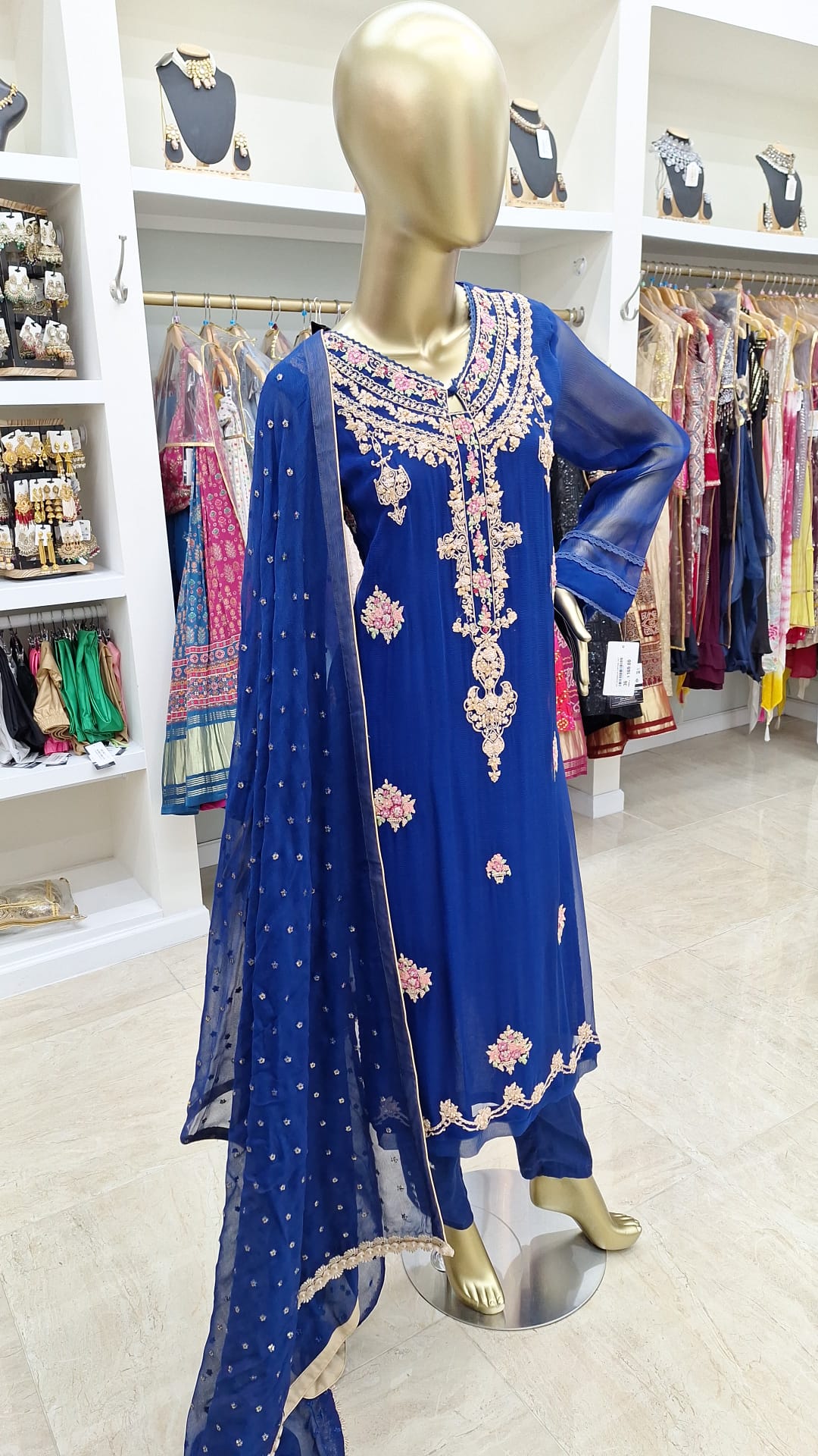 Blue Mirage: Soft Florals, Bold Hue