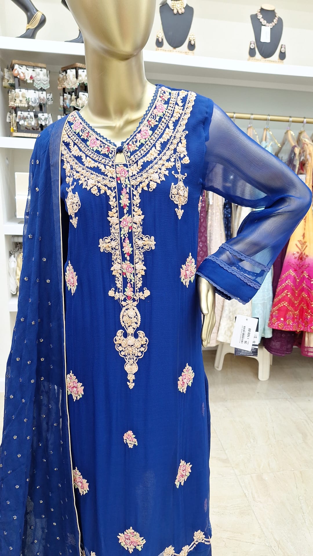 Blue Mirage: Soft Florals, Bold Hue