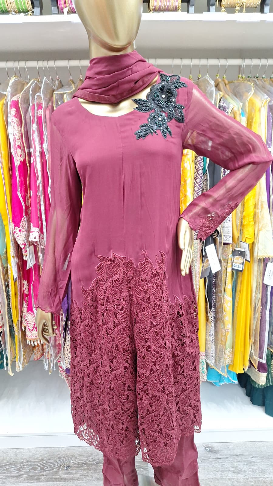 Maroon Elegance”