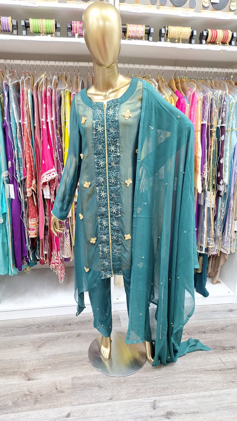 Grace in Teal