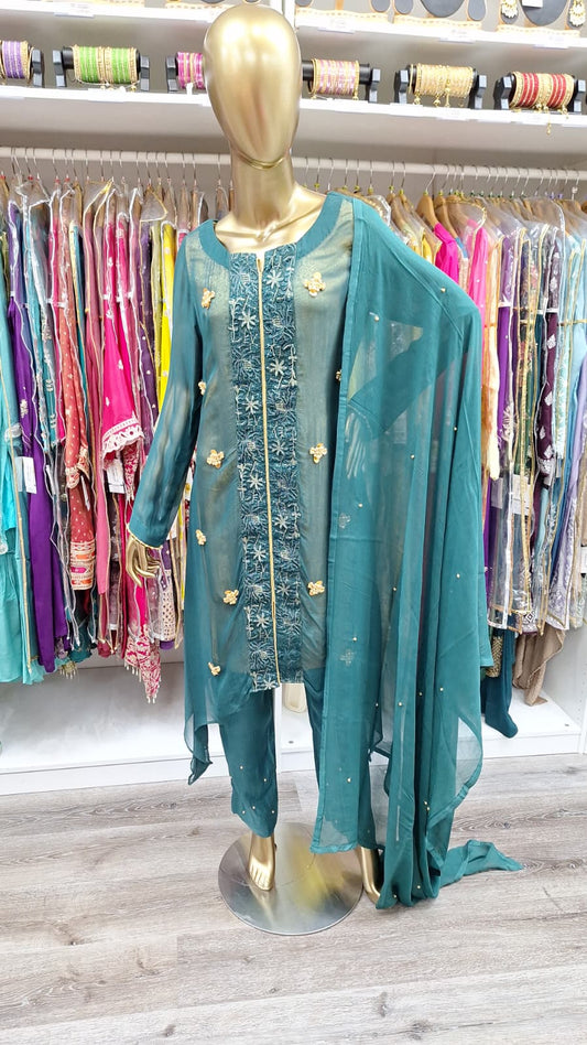 Grace in Teal
