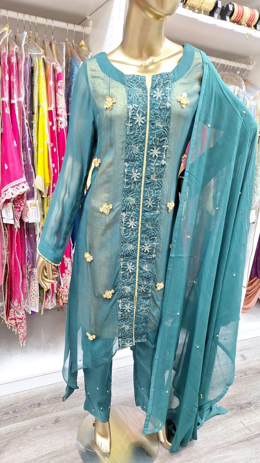Grace in Teal